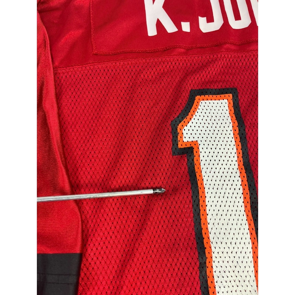 Reebok Jersey Tampa Bay Buccaneers Keyshawn Johnson Size 2XL Red #19 - Picture 6 of 11